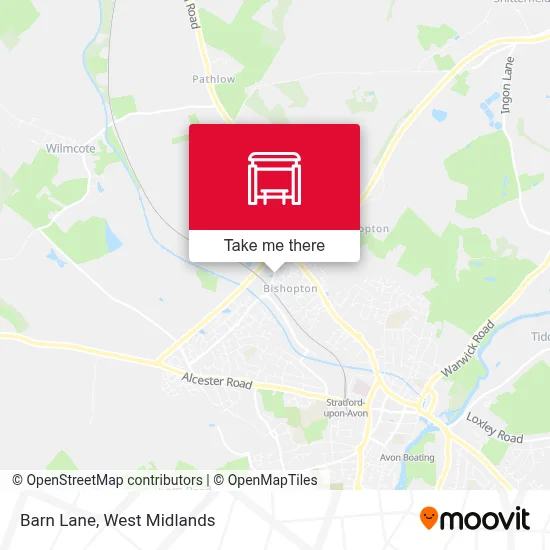 Barn Lane map