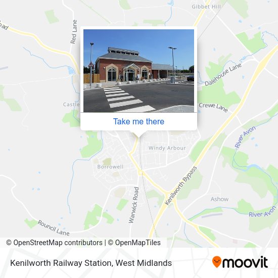 Kenilworth Railway Station map