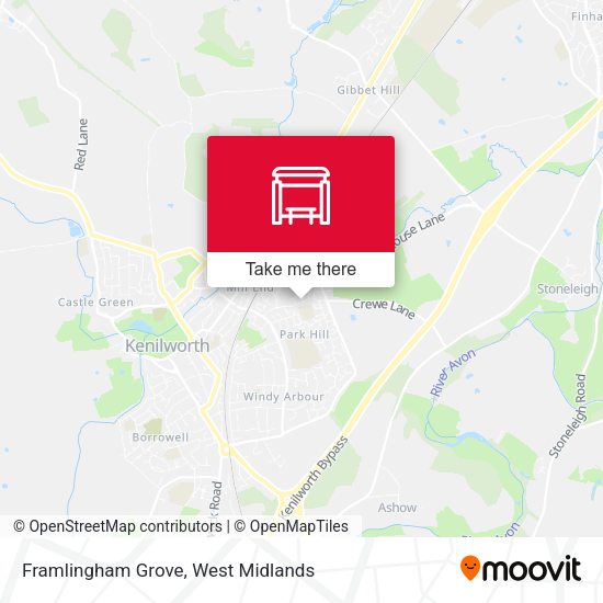 Framlingham Grove map