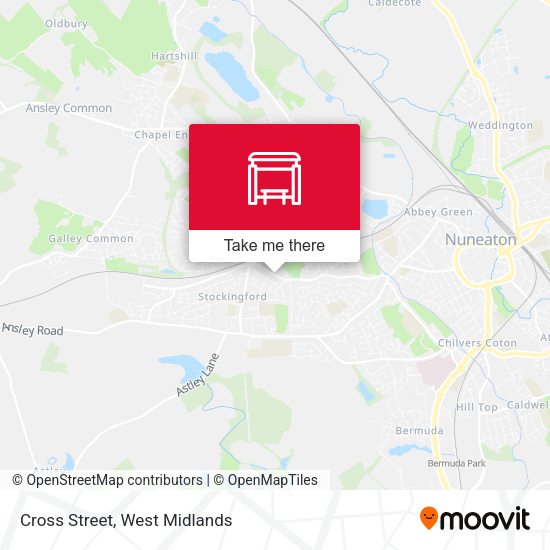 Cross Street map