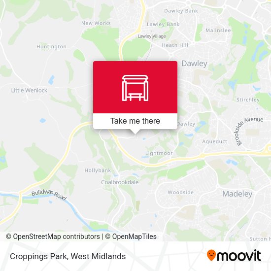 Croppings Park map