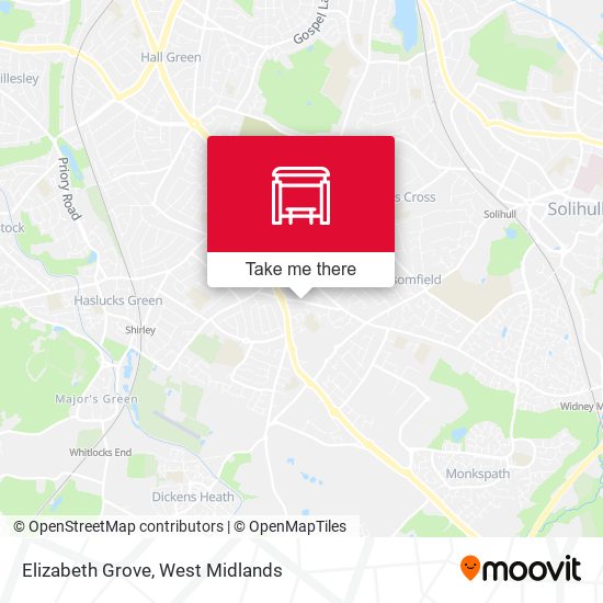 Elizabeth Grove map