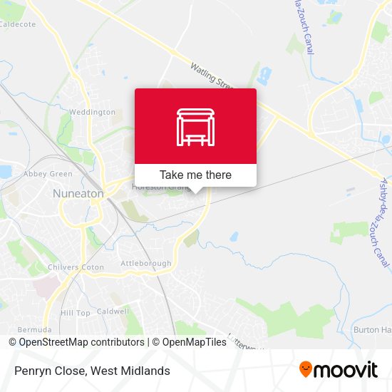 Penryn Close map