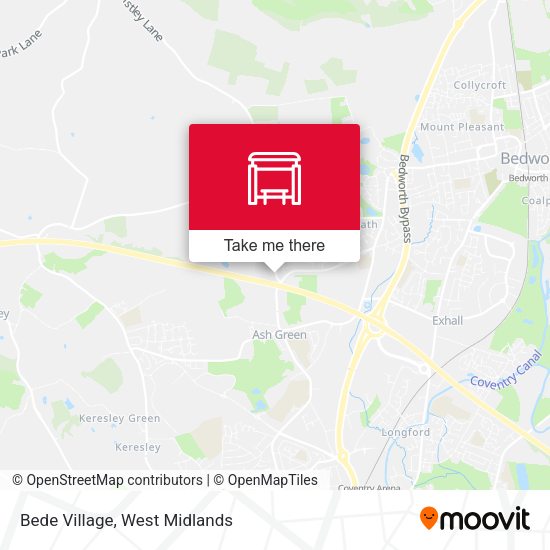 Bede Village map