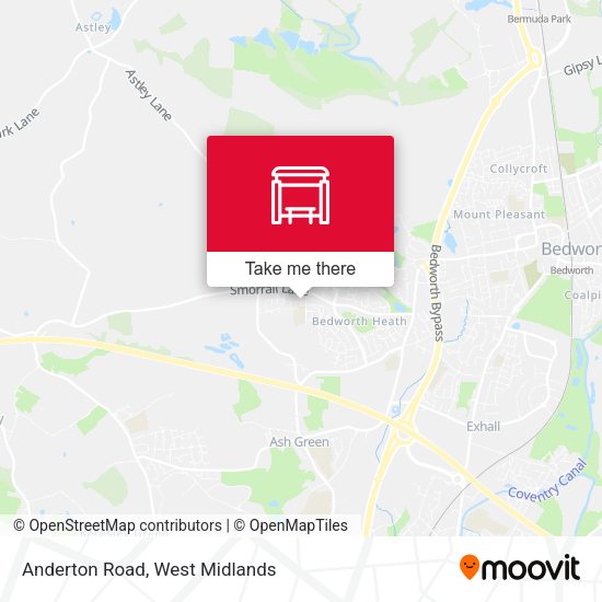 Anderton Road map