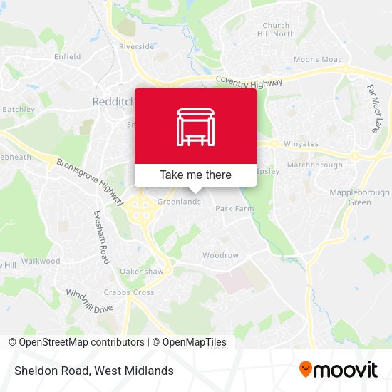 Sheldon Road map