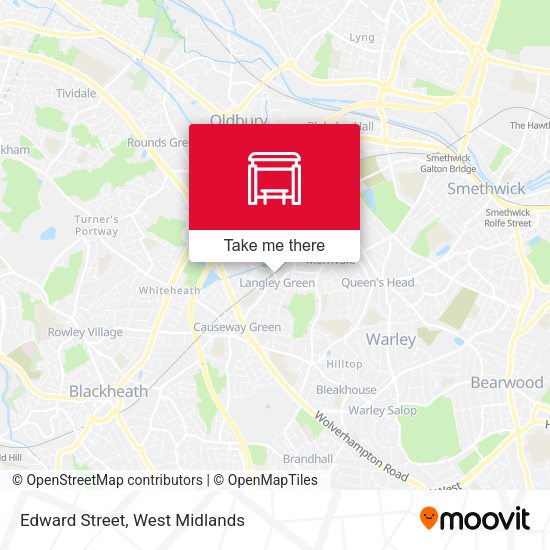 Edward Street map