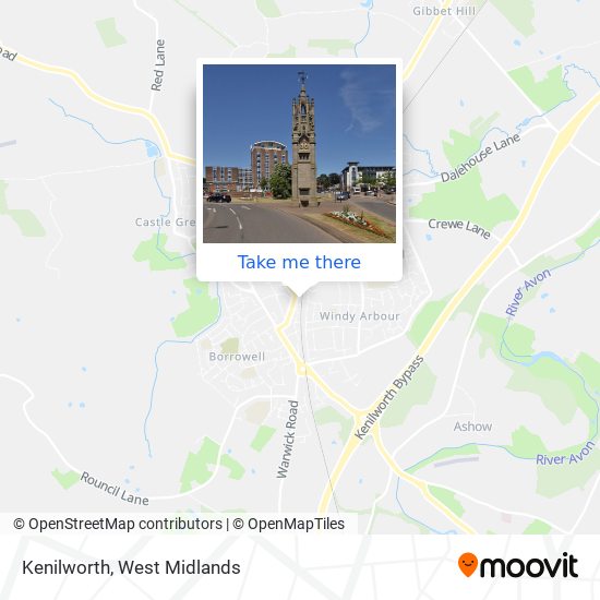 Kenilworth map