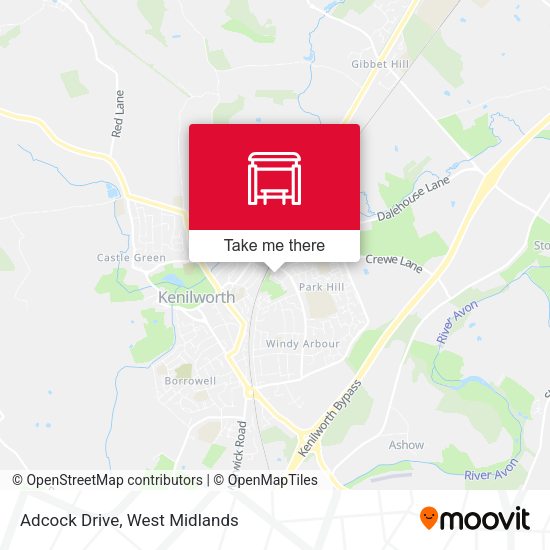 Adcock Drive map
