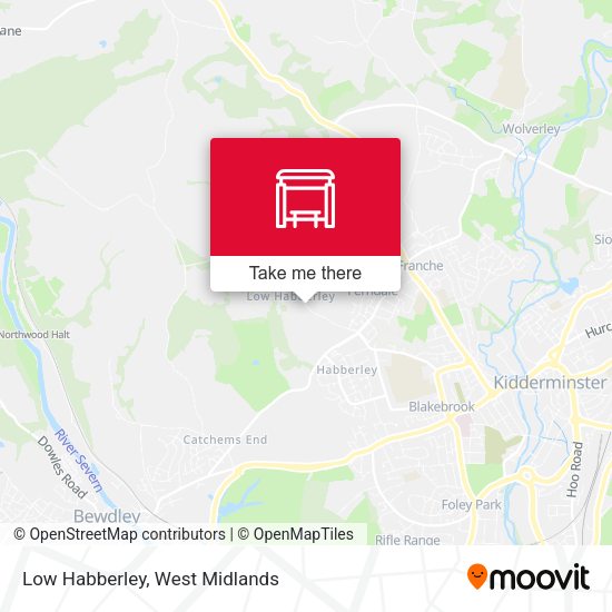 Low Habberley map
