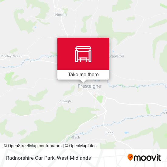 Radnorshire Car Park map