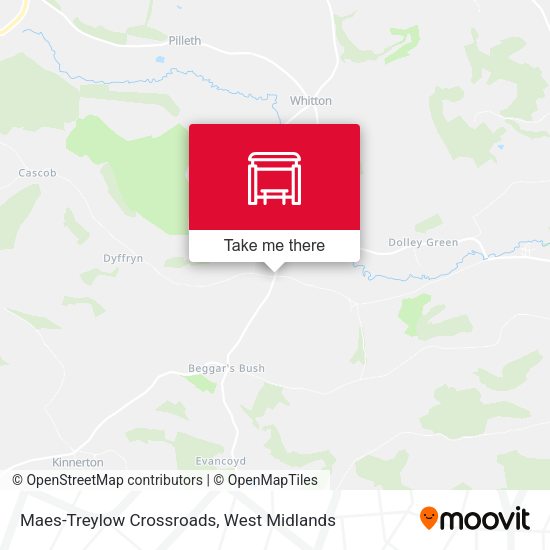 Maes-Treylow Crossroads map