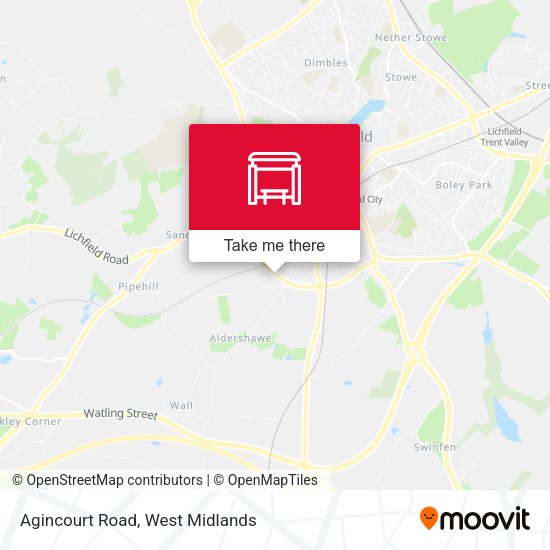 Agincourt Road map