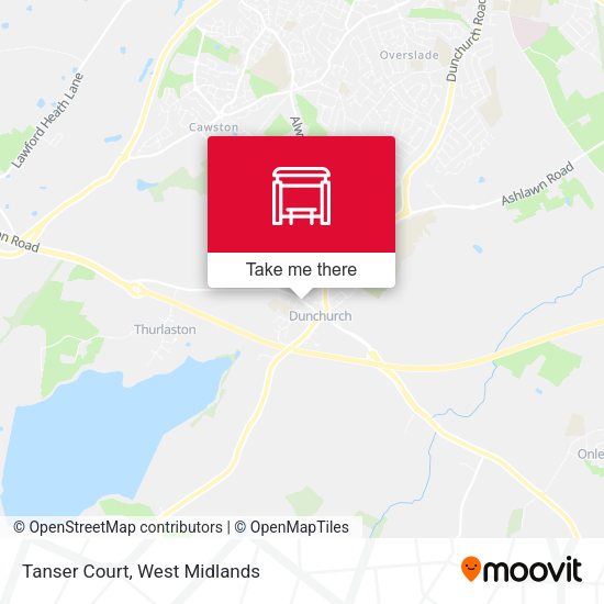 Tanser Court map