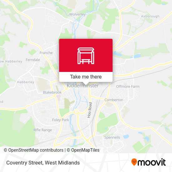 Coventry Street map