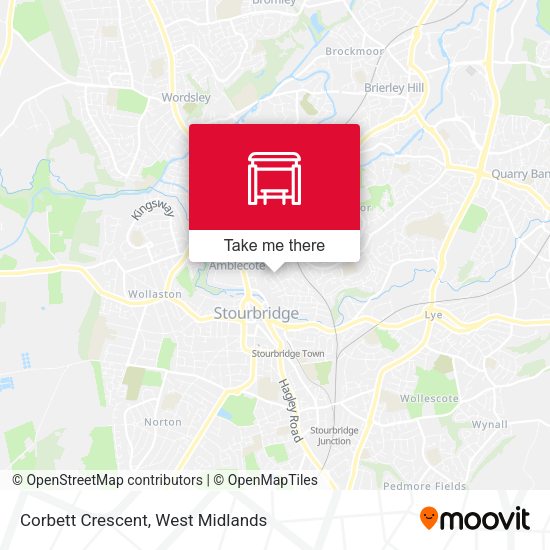 Corbett Crescent map