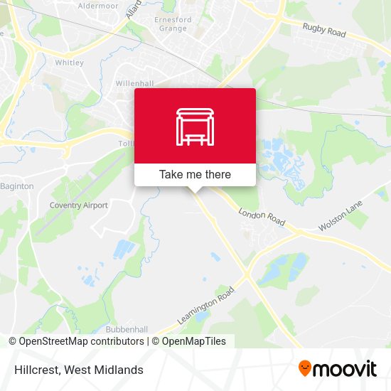 Hillcrest map
