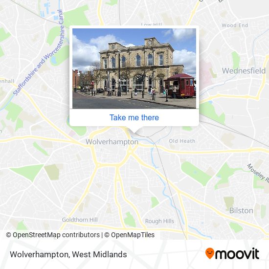 Wolverhampton map