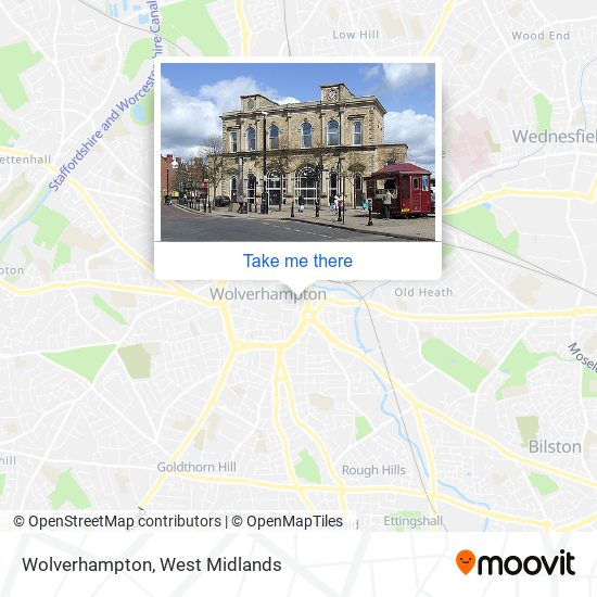 Wolverhampton map