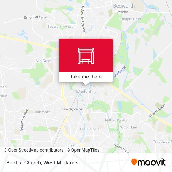 Baptist Church map