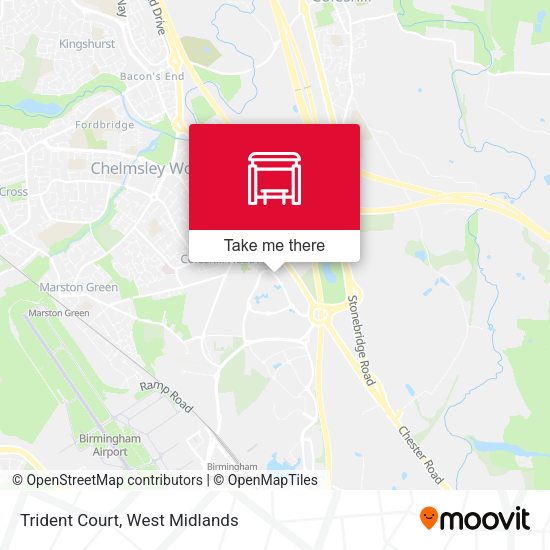 Trident Court map