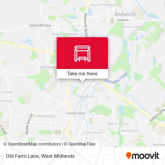 Old Farm Lane map