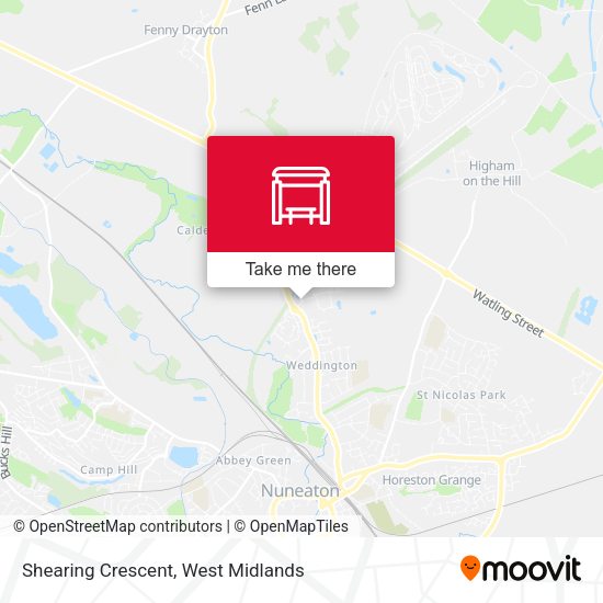 Shearing Crescent map