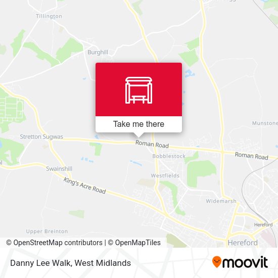 Danny Lee Walk map