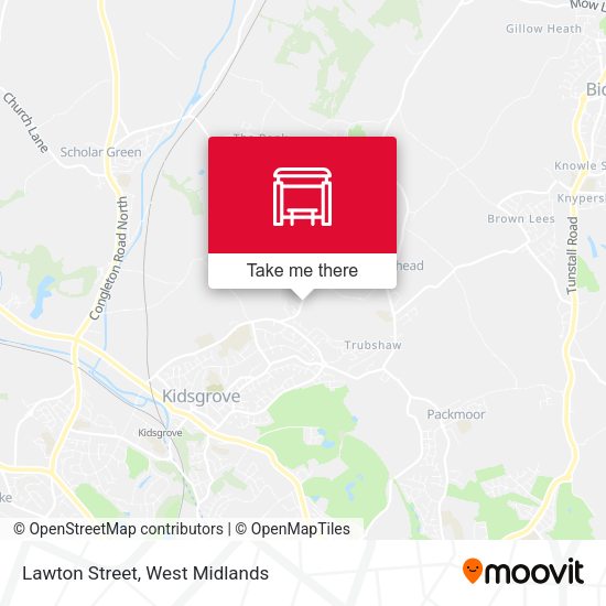 Lawton Street map