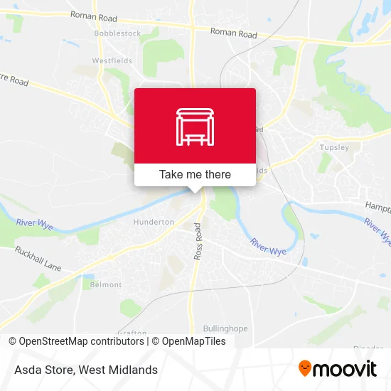 Asda Store map