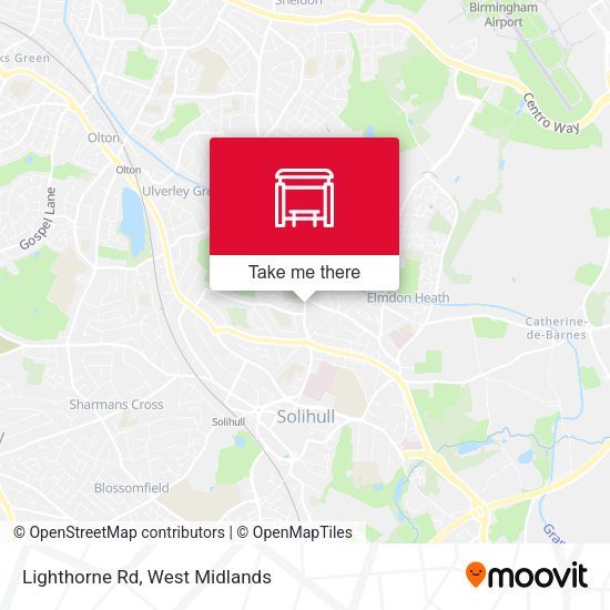 Lighthorne Rd map