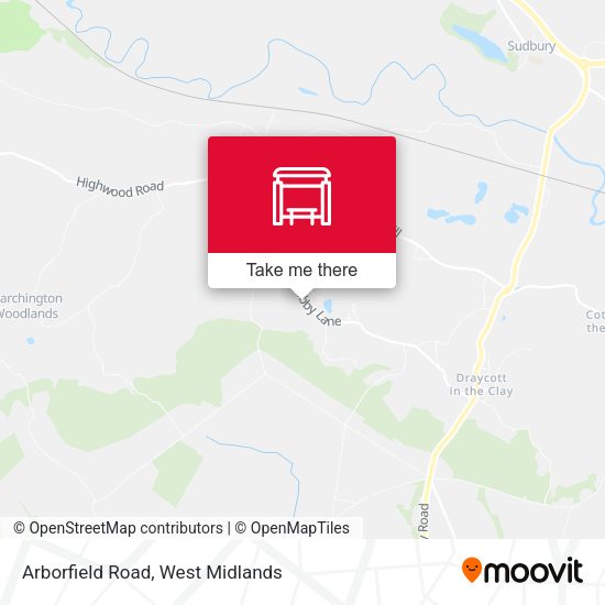 Arborfield Road map