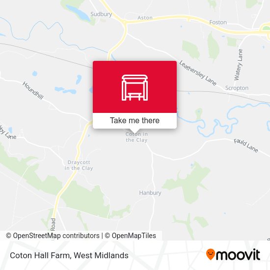 Coton Hall Farm map