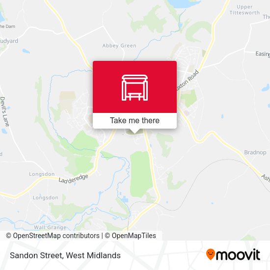 Sandon Street map