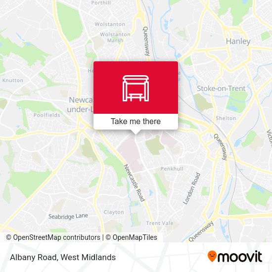 Albany Road map