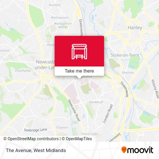 The Avenue map