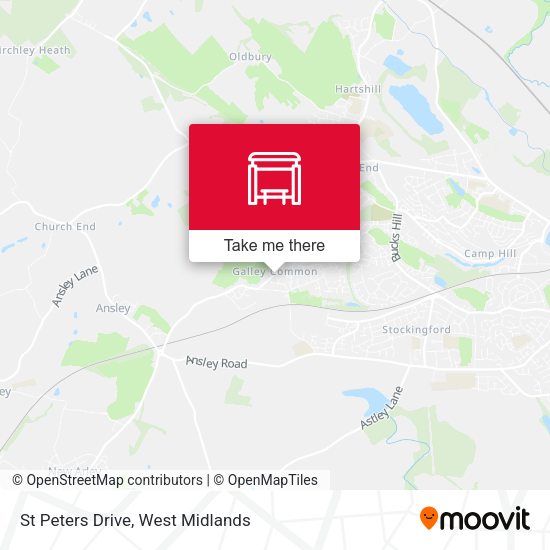St Peters Drive map