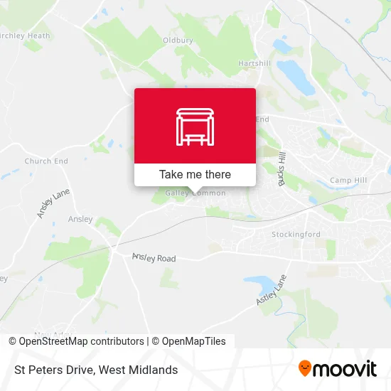 St Peters Drive map
