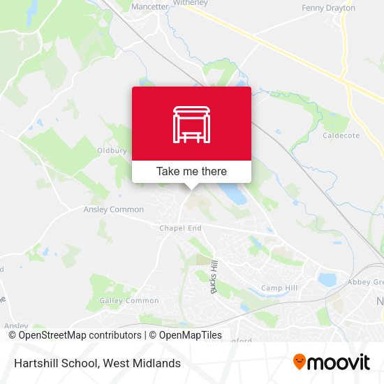 Hartshill School map