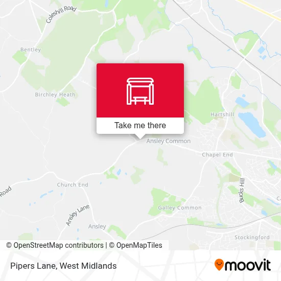 Pipers Lane map