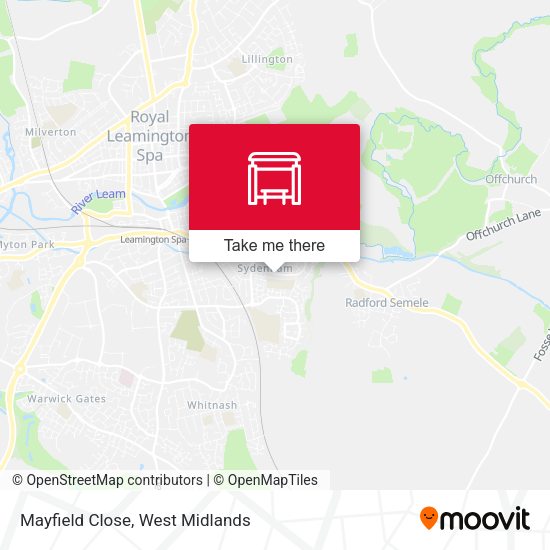 Mayfield Close map