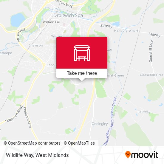 Wildlife Way map