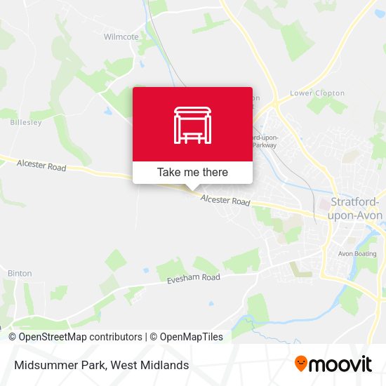 Midsummer Park map