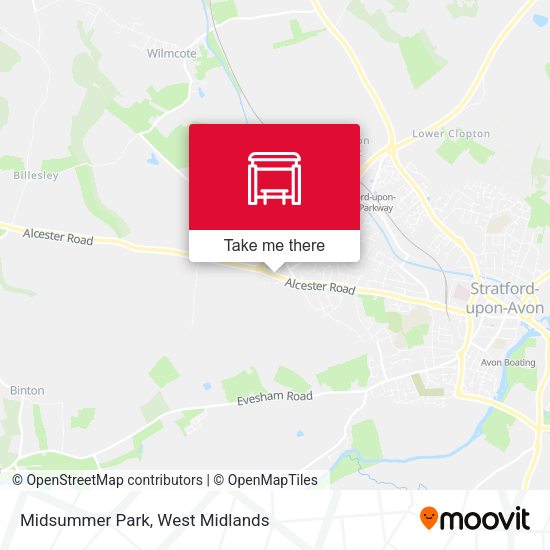 Midsummer Park map