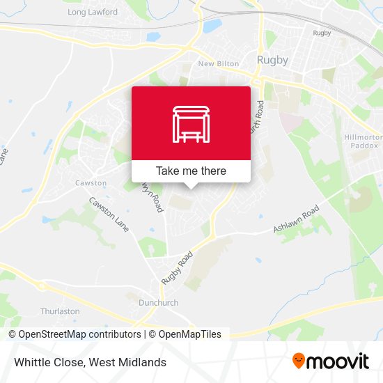 Whittle Close map