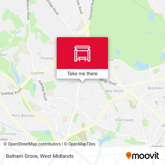 Balham Grove map