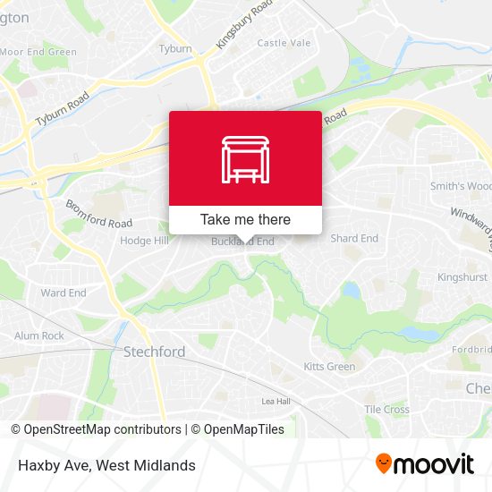 Haxby Ave map