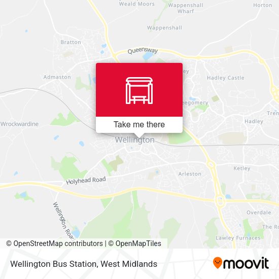 Wellington Bus Station map