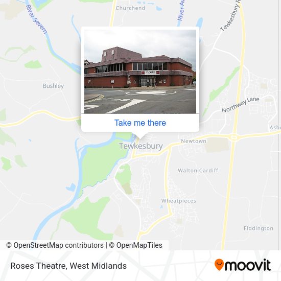 Roses Theatre map