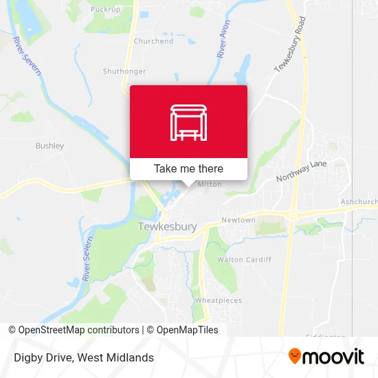 Digby Drive map